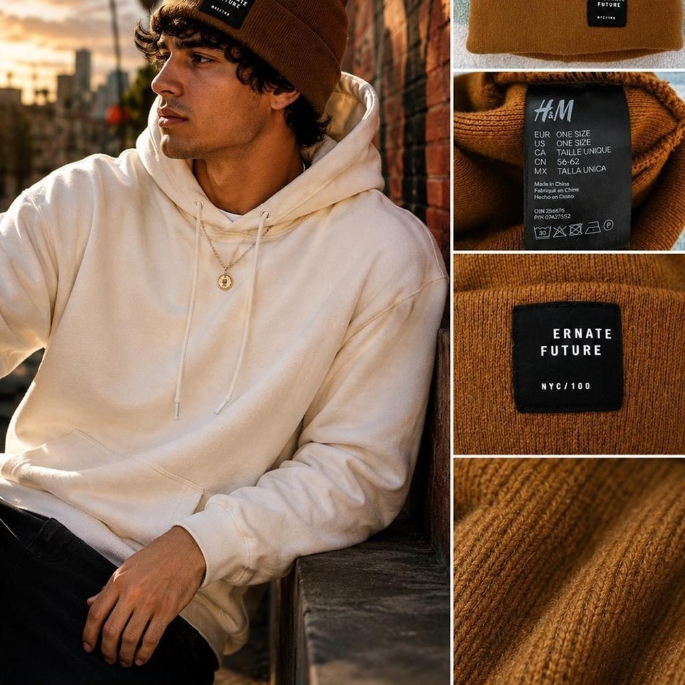 H&M Camel Brown Beanie